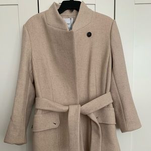 NWT NEVER WORN Beige Wool coat from Mango
